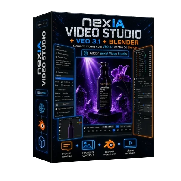 Caixa do addon nexIA Video Studio
